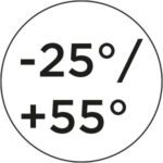 -25° / +55°